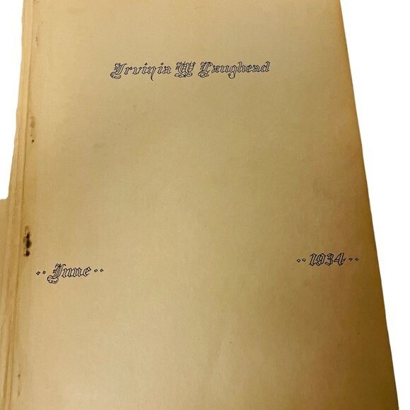 Vintage 1934 Alameda High School Yearbook - Picture 3 of 11